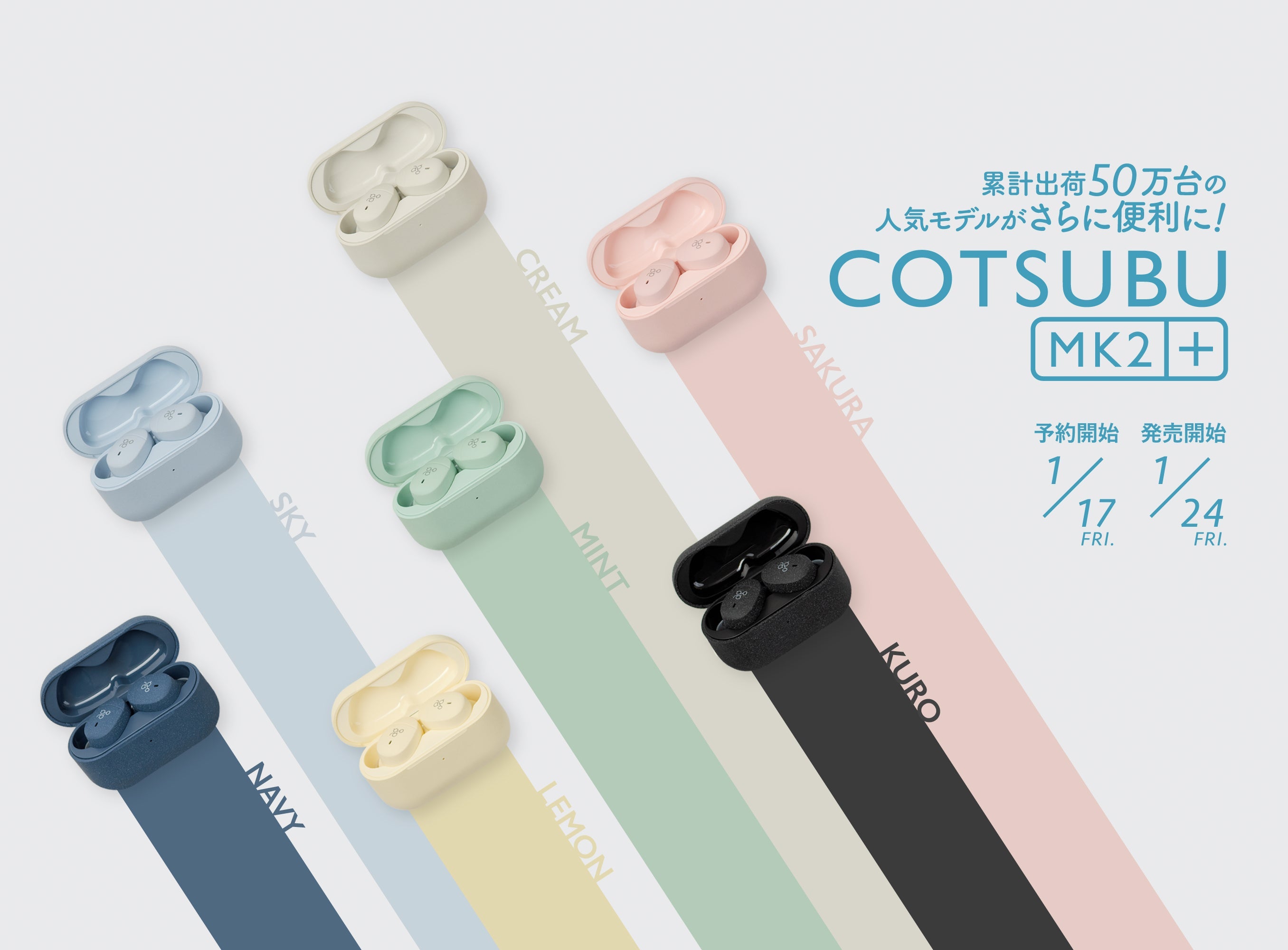 マルチポイント機能が加わった「COTSUBU MK2+」が登場！